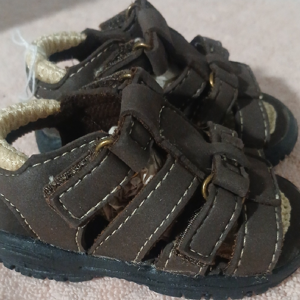 Target Brown Infant Sandals - Picture 2 of 6